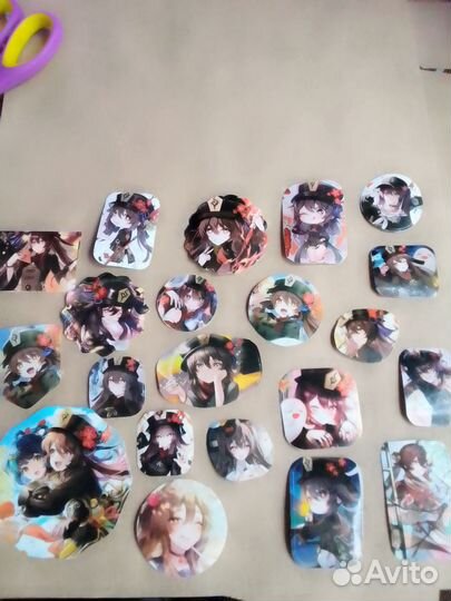 Стикеры С ху тао геншин