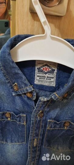 Одежда на мальчика 1-2 года next рубашка