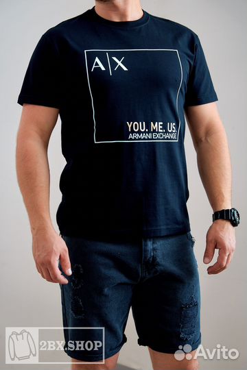 Футболка мужская armani exchange