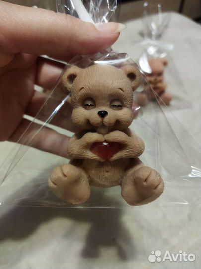 Мыло ручной работы мишка