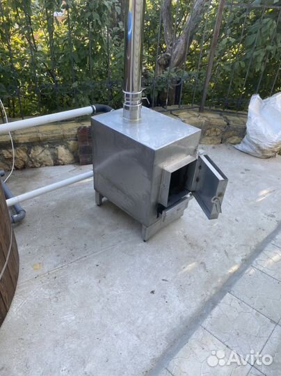 Купель с печкой