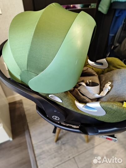 Автокресло автолюлька cybex aton + база в подарок