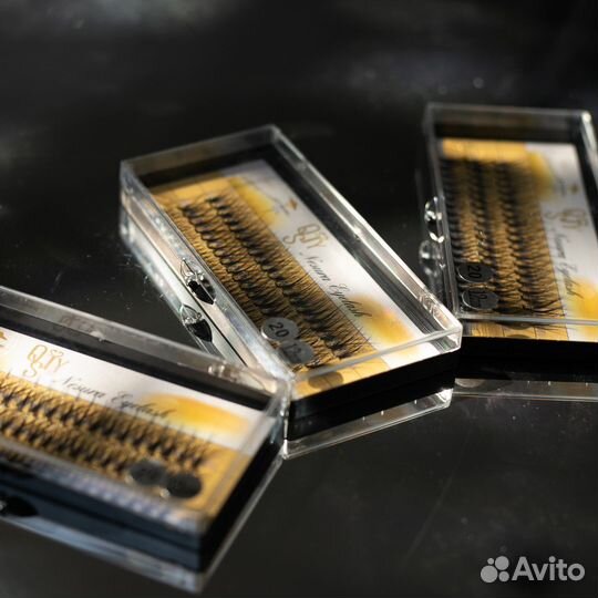 Накладные ресницы пучки