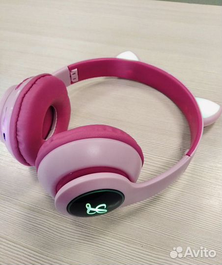 Блютуз наушники с ушками