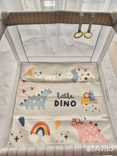 Детский манеж babyton circus grey