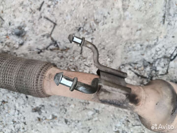 Приемная труба с катализаторами skoda octavia a5