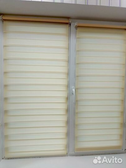 Рулонные шторы день ночь