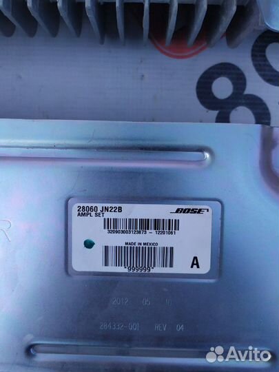 Bose на Nissan Teana j32 Усилитель