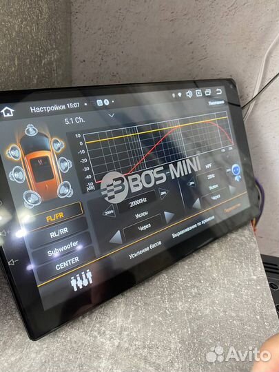 Магнитола Bos mini A8 3/32 c sim 8 ядер