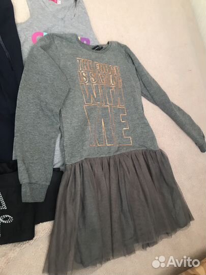 Детские вещи пакетом на рост 140