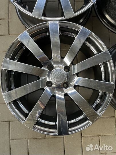 Хромированные диски R17/4/100 Bridgestone Beo