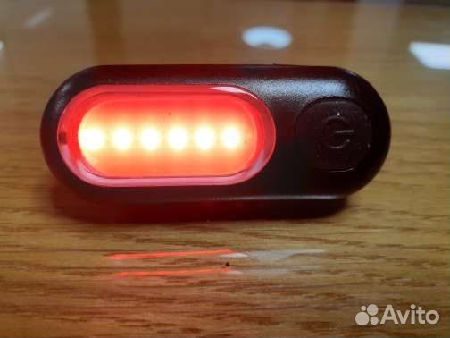 Велосипедный задний фонарь, 5 режимов, новый