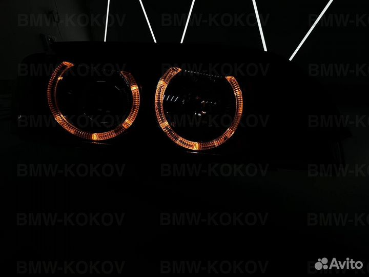 Комплект фар на BMW Е39 Дорестайлинг