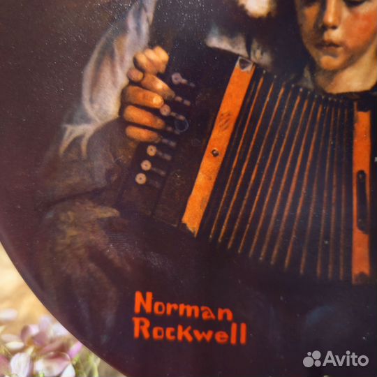 Антиквариат из Европы. Декоративная тарелка 1981г