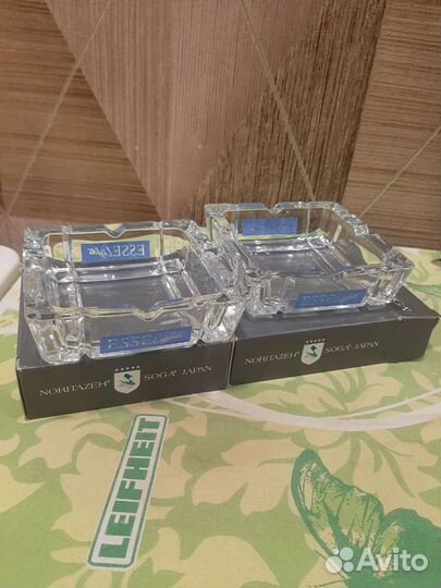Пепельницы хрустальные