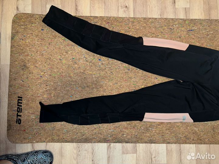Леггинсы Puma черно-розовые S