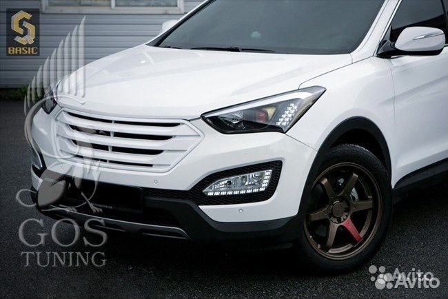 Решетка радиатора Hyundai Santa Fe DM / Санта Фе 3