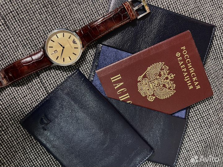 Обложка для паспорта натуральная кожа