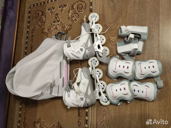 Ролики женские 37 размер, сумка, защита