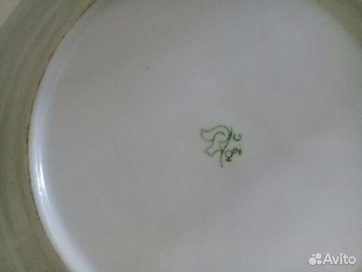 Блюдо фарфоровое большое 90 е годы