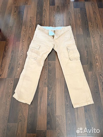 Abercrombie Fitch штаны карго песочные