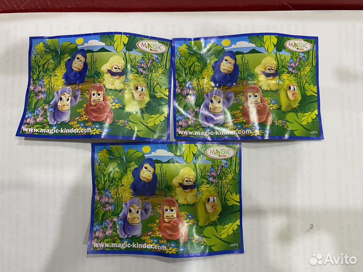 Вкладыши от киндер сюрприза