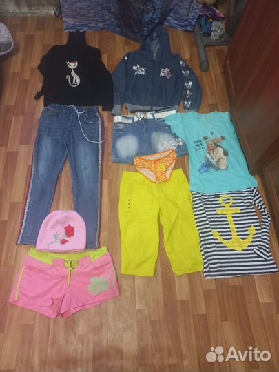 Большой пакет вещей на девушку 44 размер