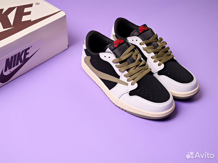 Air Jordan 1 Low Travis Scott Olive