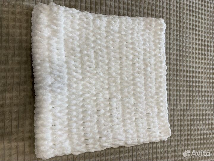 Плед детский вязаный ручная работа