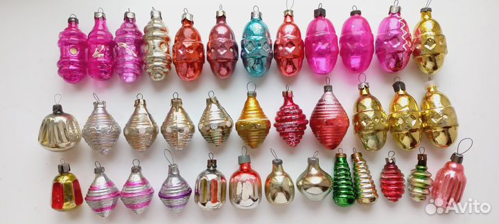 Фонарики пирамидки елочные игрушки СССР