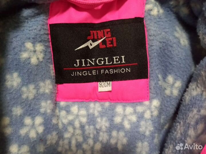 Зимний комбинезон для девочки размер 92 98