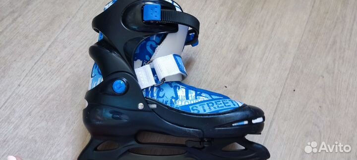 Коньки детские раздвижные 34-37