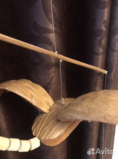 Птица из нат. материала (поделка)