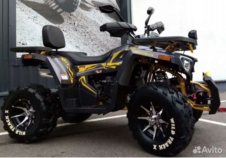 Квадроцикл Motoland Wild Track X 200 PRO черный