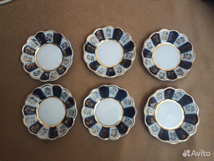Блюдца розетки Довбыш 6 штук