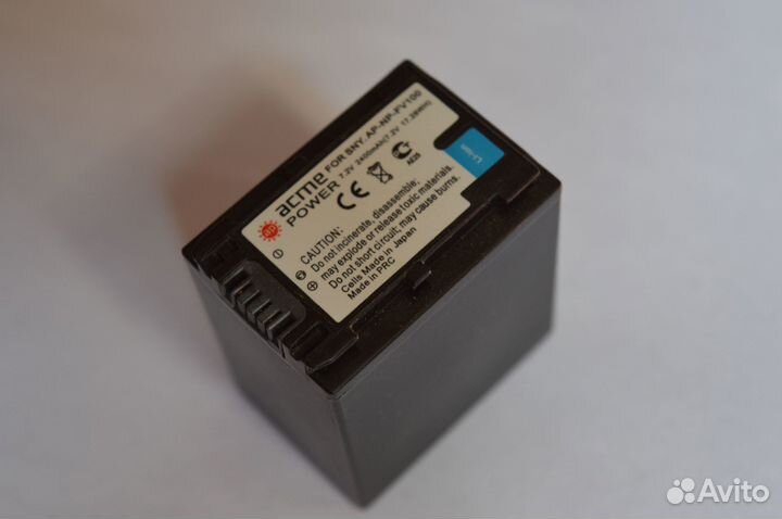 Аккумулятор Sony NP-FV100