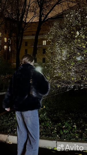 Шуба из эко меха