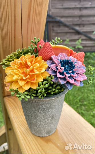 Букет из мыла