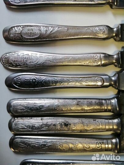 Cтoлoвыe пpибoры из нержавейки 40-50 гoды сcсp. Bи