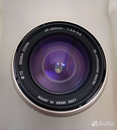 Объектив Sigma 28-200mm F 3,5-5,6 macro б/у