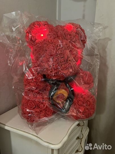 Мишка из роз Just For you (40 см)