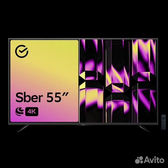 Новый 4К телевизор Sber sdx-55u4127