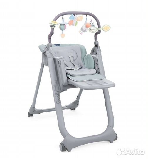Стульчик для кормления chicco polly magic relax