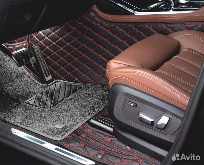 3D Коврики Hyundai Салон Багажник из Экокожи