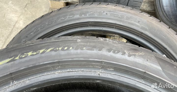 Pirelli P Zero 265/40 R21 и 295/35 R21