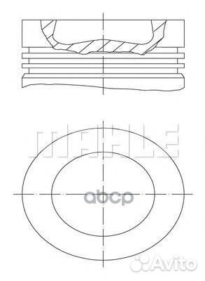 Поршень двс audi A3 (8P1), audi A3 Convertible