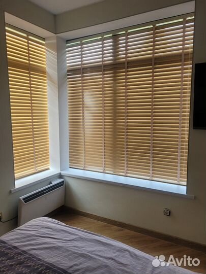 Жалюзи горизонтальные дерево-бамбук