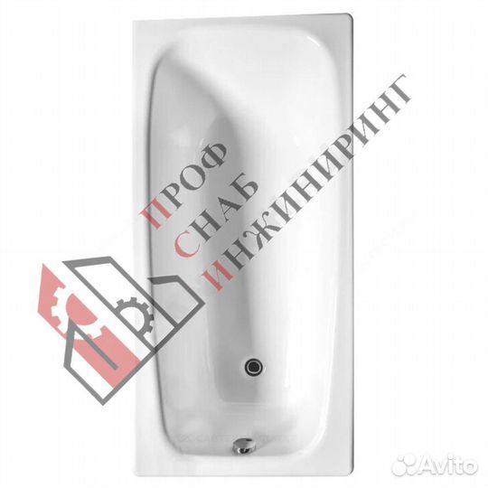 Ванна чугунная Грация У 170х70см без ножек 1 сорт