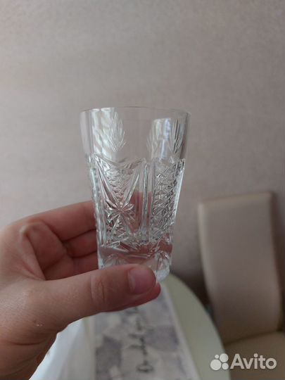 Стаканы хрустальные 6 шт набор