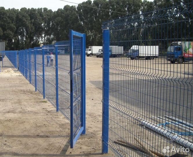 Забор из 3D сетки 40 метров
